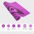 Peacock Feather Yoga & Pilates Mat - Purple