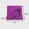 Peacock Feather Yoga & Pilates Mat - Purple