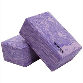 EVA YOGA BLOCK DOUBLE COLOR-PURPLE GREY (94965)