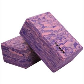 EVA YOGA BLOCK DOUBLE COLOR-PURPLE PINK (95030)